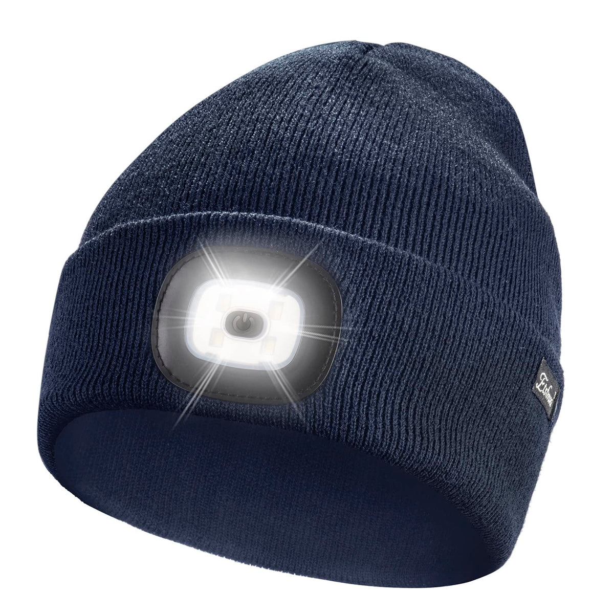 Etsfmoa Unisex Beanie with The Light, Gifts for Men Dad Father Winter Caps