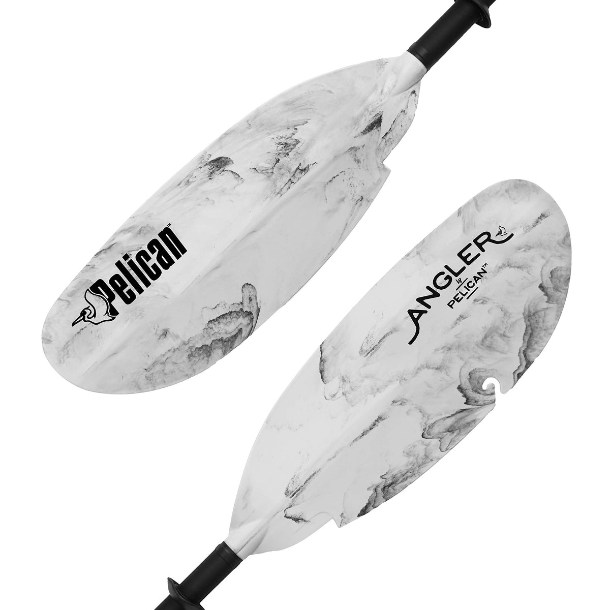 Pelican - Poseidon Angler Paddle - Aluminum Shaft with Reinforced Fiberglass Blades - Lightweight, Adjustable Kayaks Paddles - Perfect for Kayak Fishing