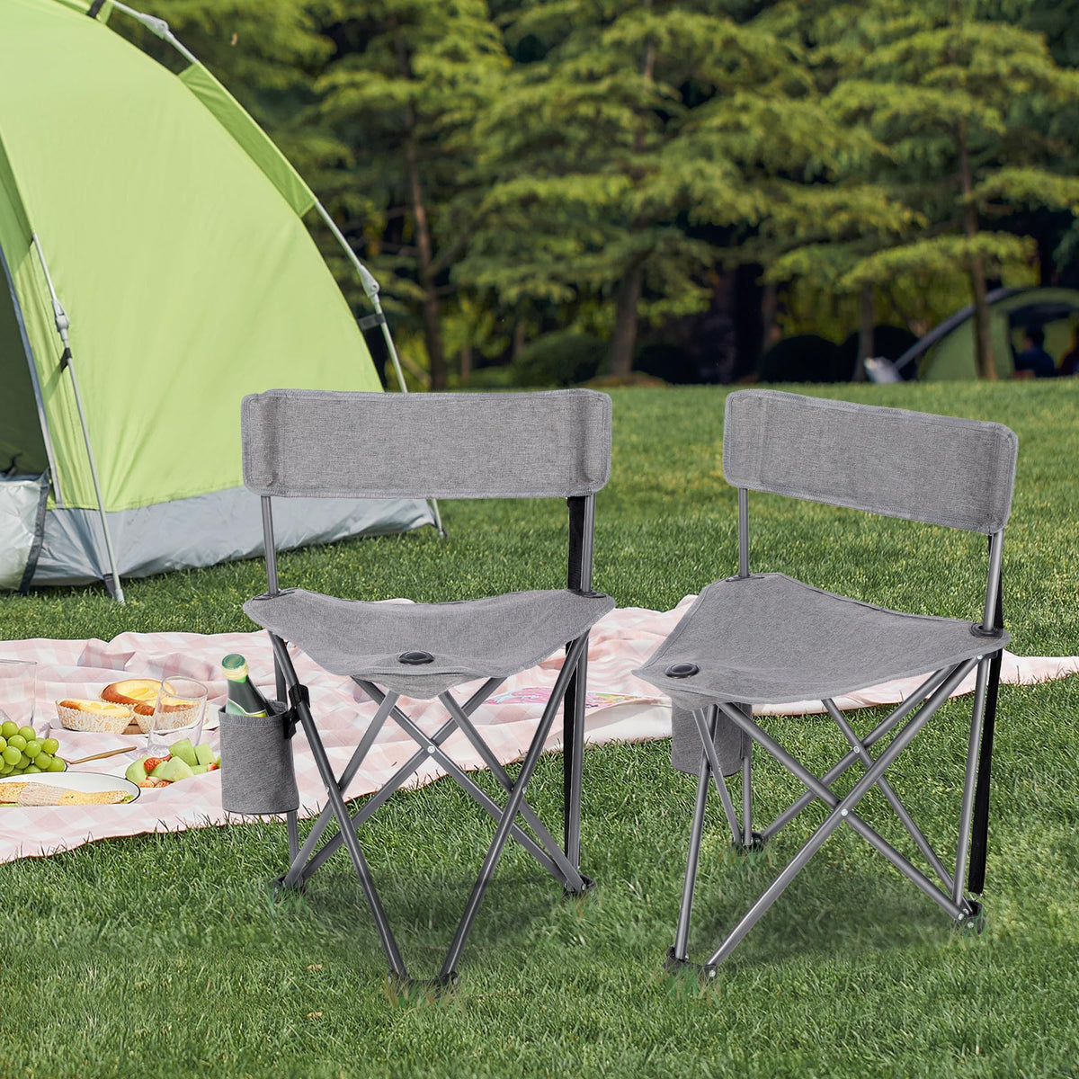 REDCAMP 2 Pack Tripod Hunting Chairs for Blinds