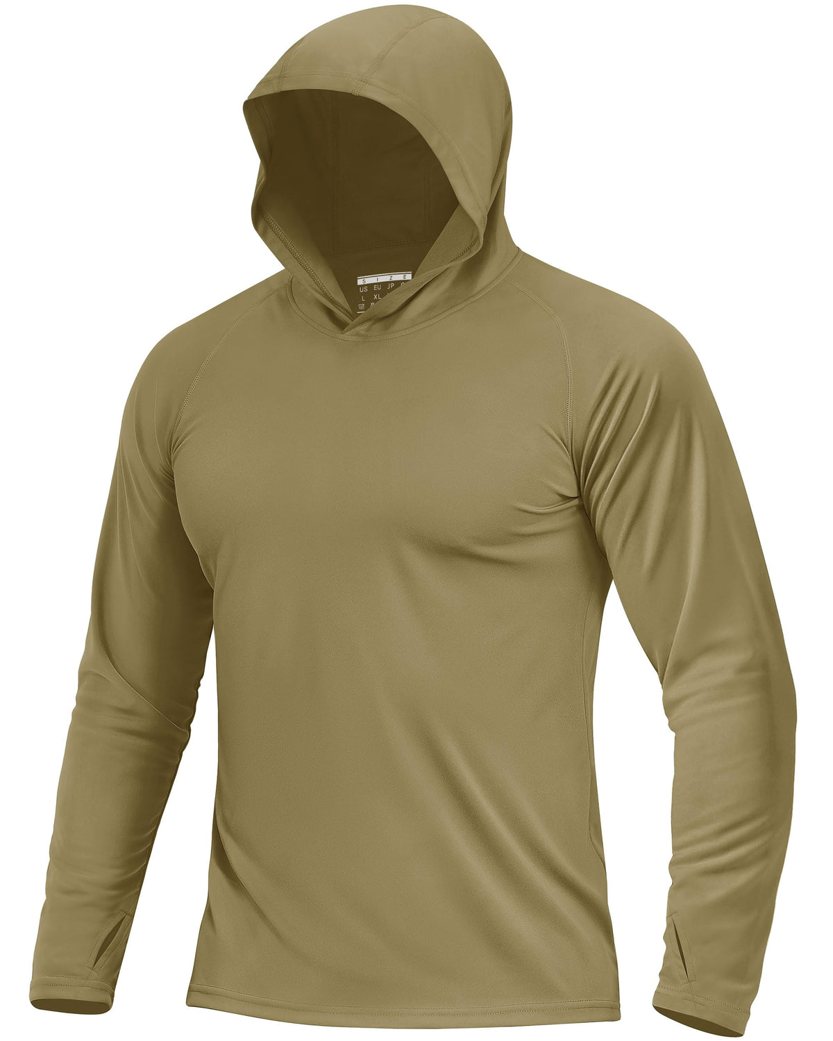 Boladeci Men's UPF 50+ Sun Protection Lightweight Hoodie Shirts Long Sleeve Fishing Shirt SPF UV Hiking Swim