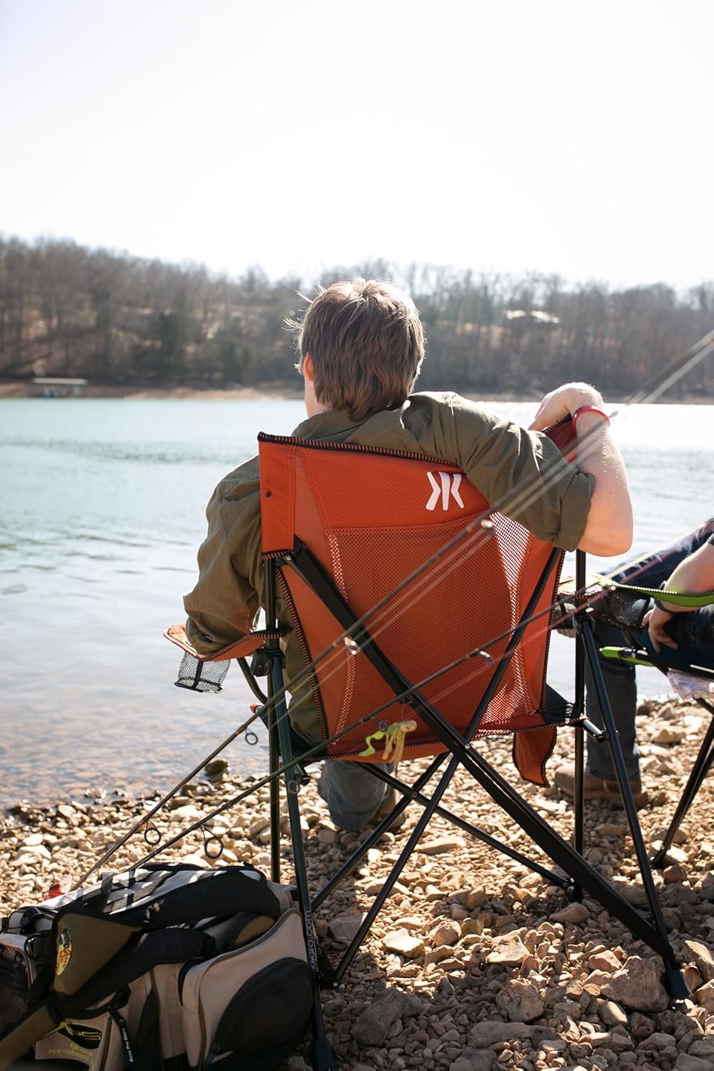 Kijaro Dual Lock Chair Color: Victoria Desert Orange