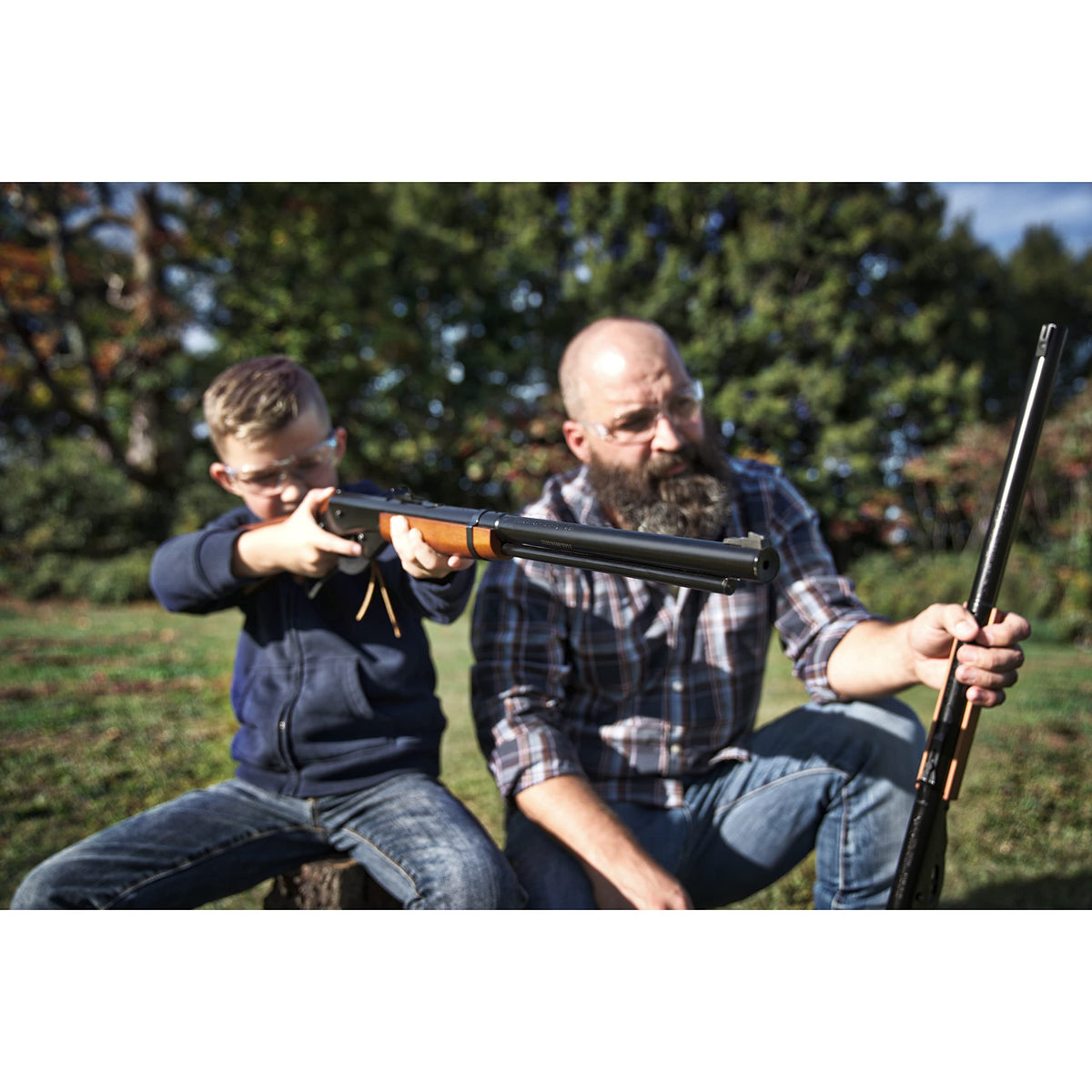 Daisy Red Ryder 1938 .177 BB Rifle - Wood Stock - Lever-Action - 350 FPS