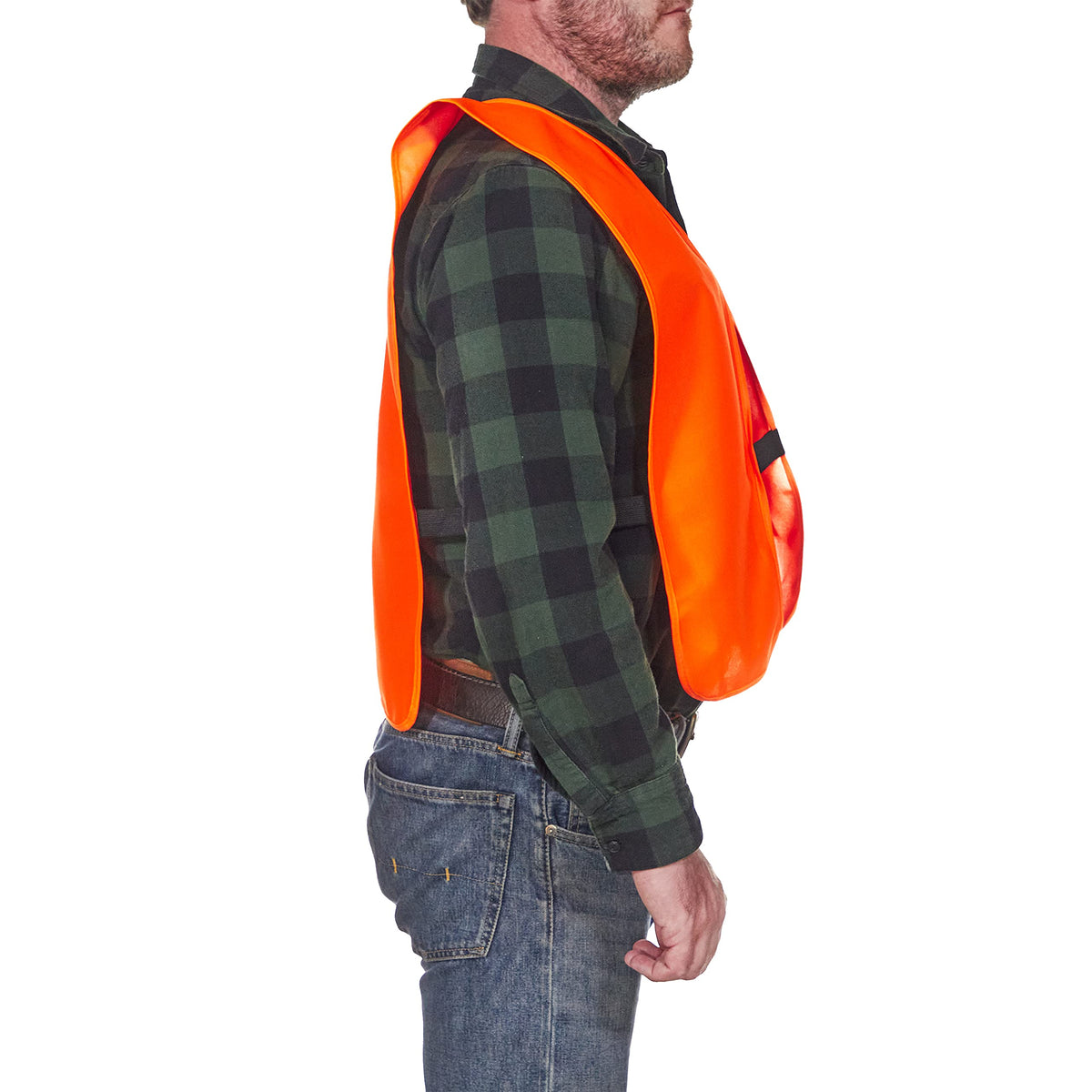 Allen Company Adult Blaze Orange Hunting Vest with a Hook and Loop Closure-High-Visibility Saftey Gear for Men and Women