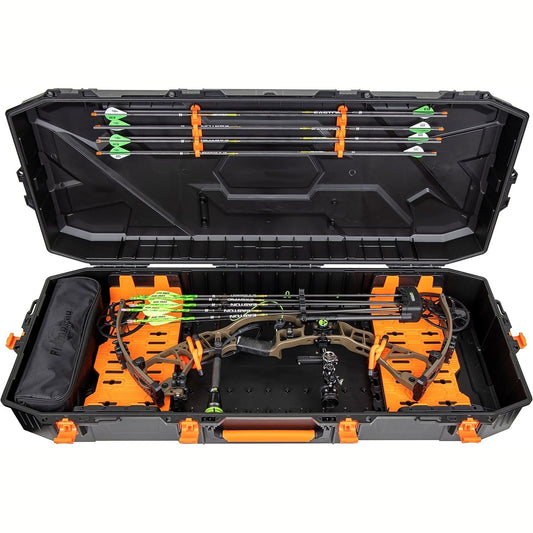 Flambeau Outdoors Formula Bow Case - Features A.B.S. Foamless Bow Security System, Free-Floats Critical Precision Components, Fits 43" Overall Length Bows, Black
