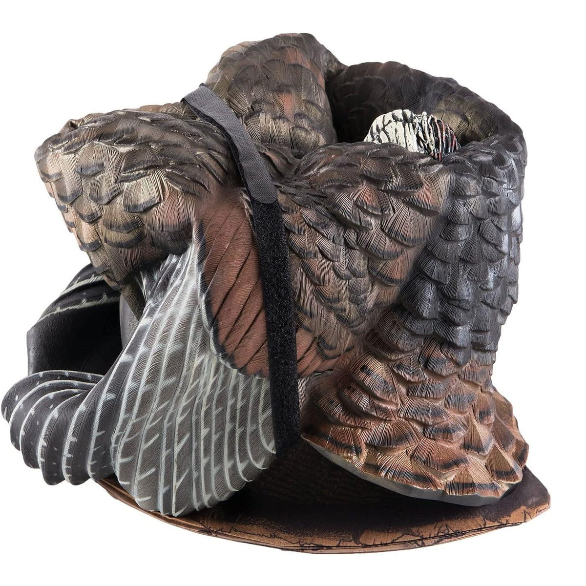Avian-X LCD Strutter Durable Realistic Lifelike Collapsible Standing Hunting Folding Turkey Decoy with Carry Bag & Stake, AVX8004