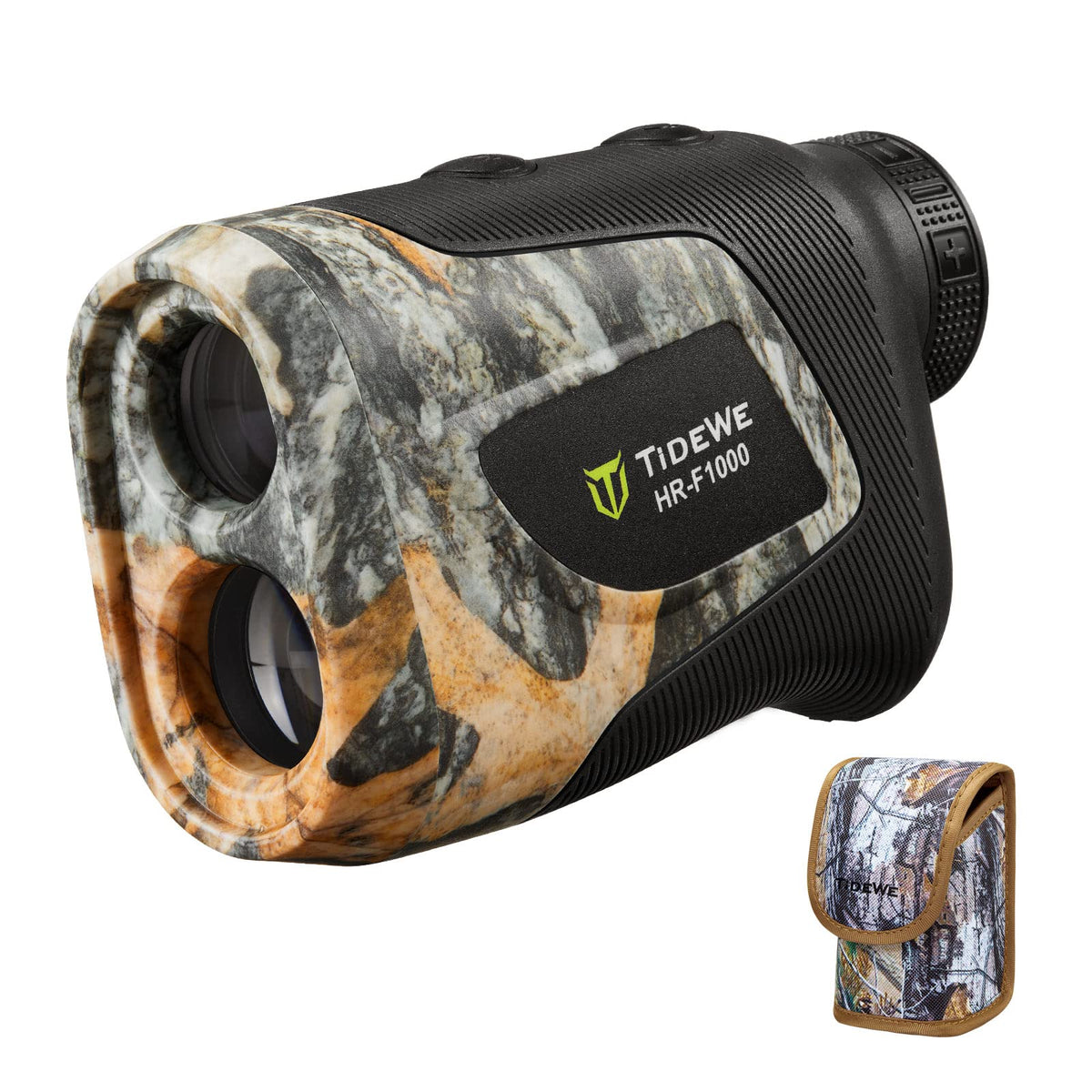 TIDEWE Hunting Rangefinder, Rechargeable Camo Laser Range Finder 700/1000Y