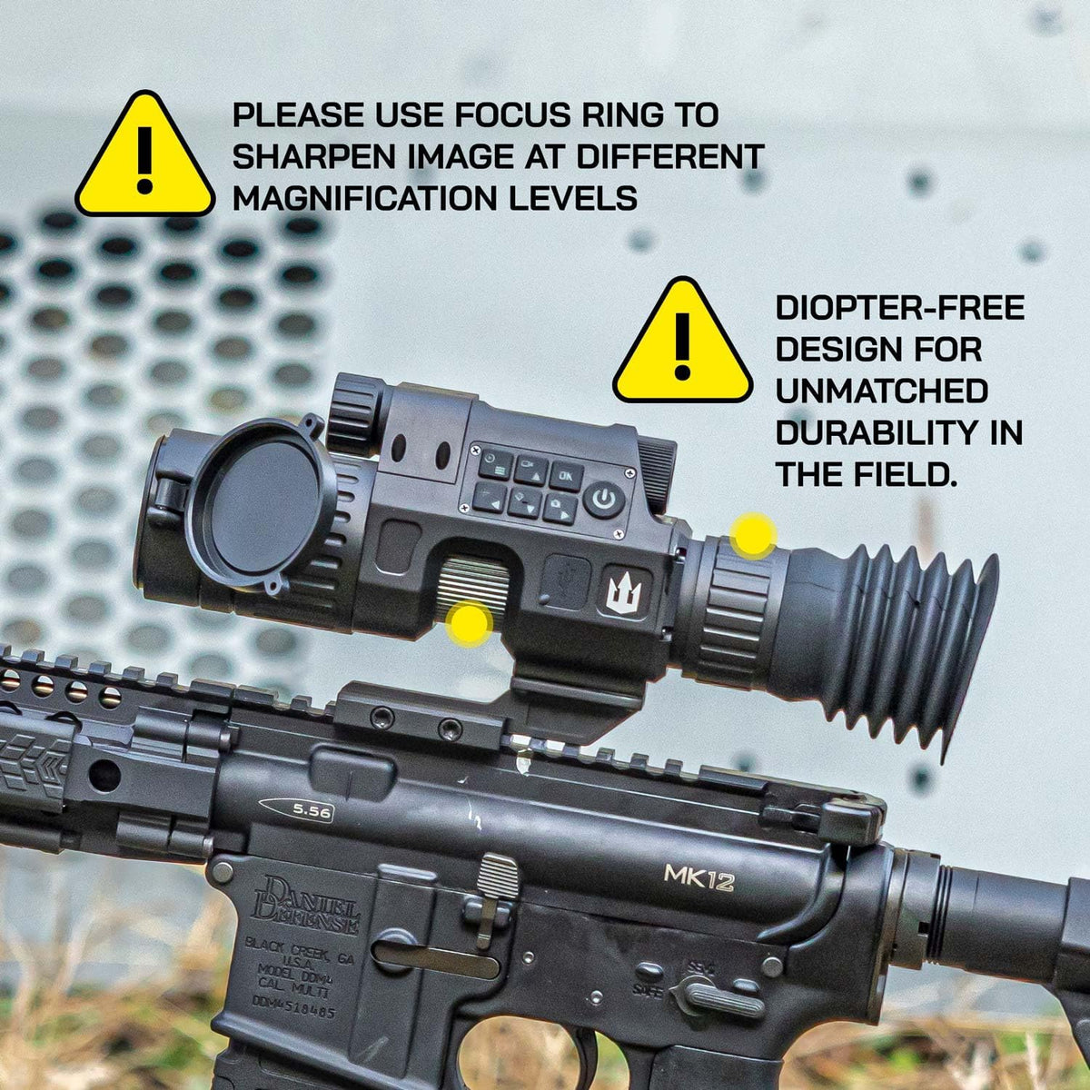 Triton StarStrike Gen II 5-20x HD Night Vision Rifle Scope | IR Infrared Scope