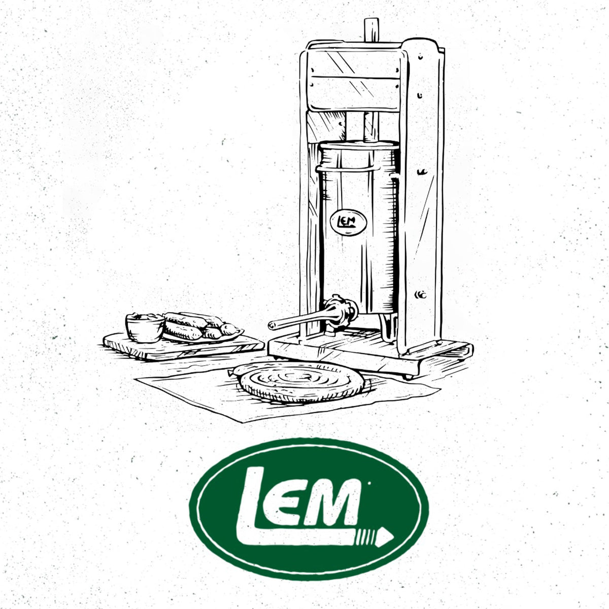 LEM Products MightyBite 5 lb Sausage Stuffer, Professional Design, Stainless Steel, Includes Clamps & Stuffing Tubes, Removable Cylinder, Air-Release Piston, Meat Stuffer Machine for Home Use
