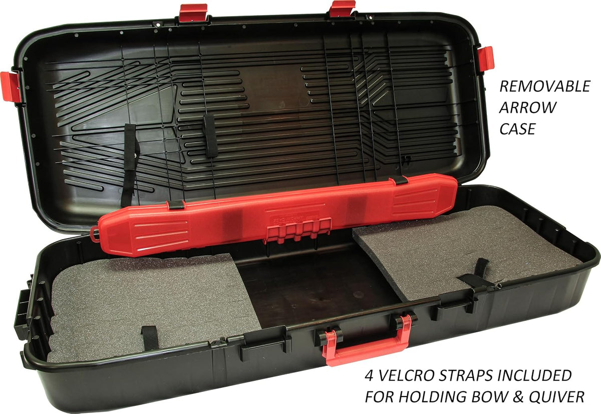 MTM Traveler Compound Bow Case with Wheels, Up to 44”- Hard Shell Bow Case