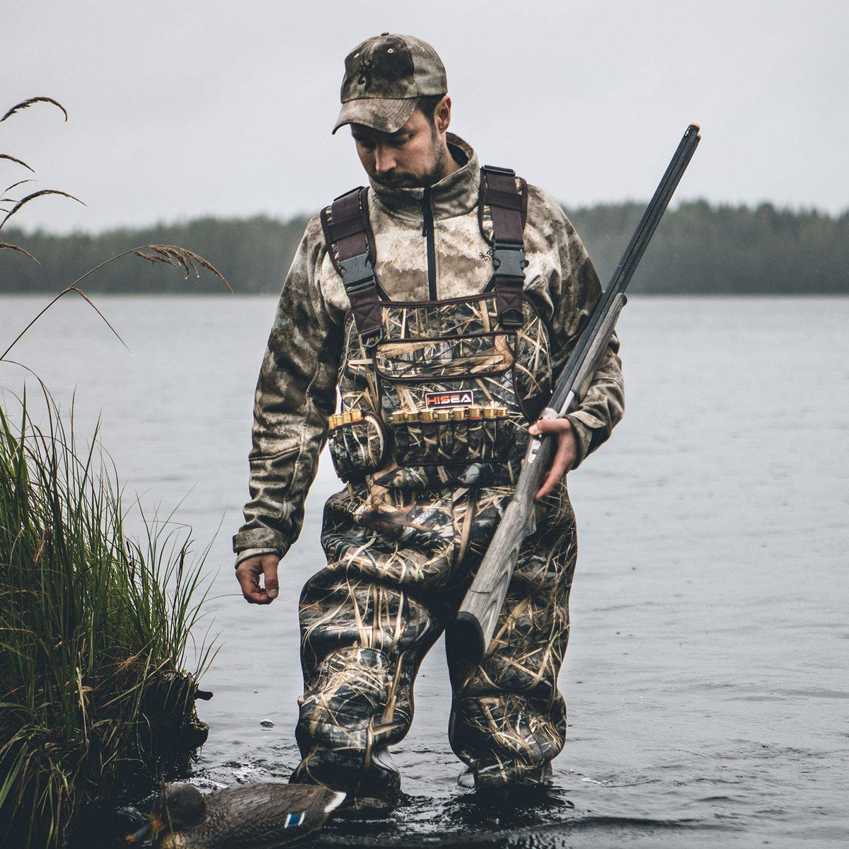 HISEA Hunting Waders for Men 600G Insulated Neoprene Chest Wader Waterproof