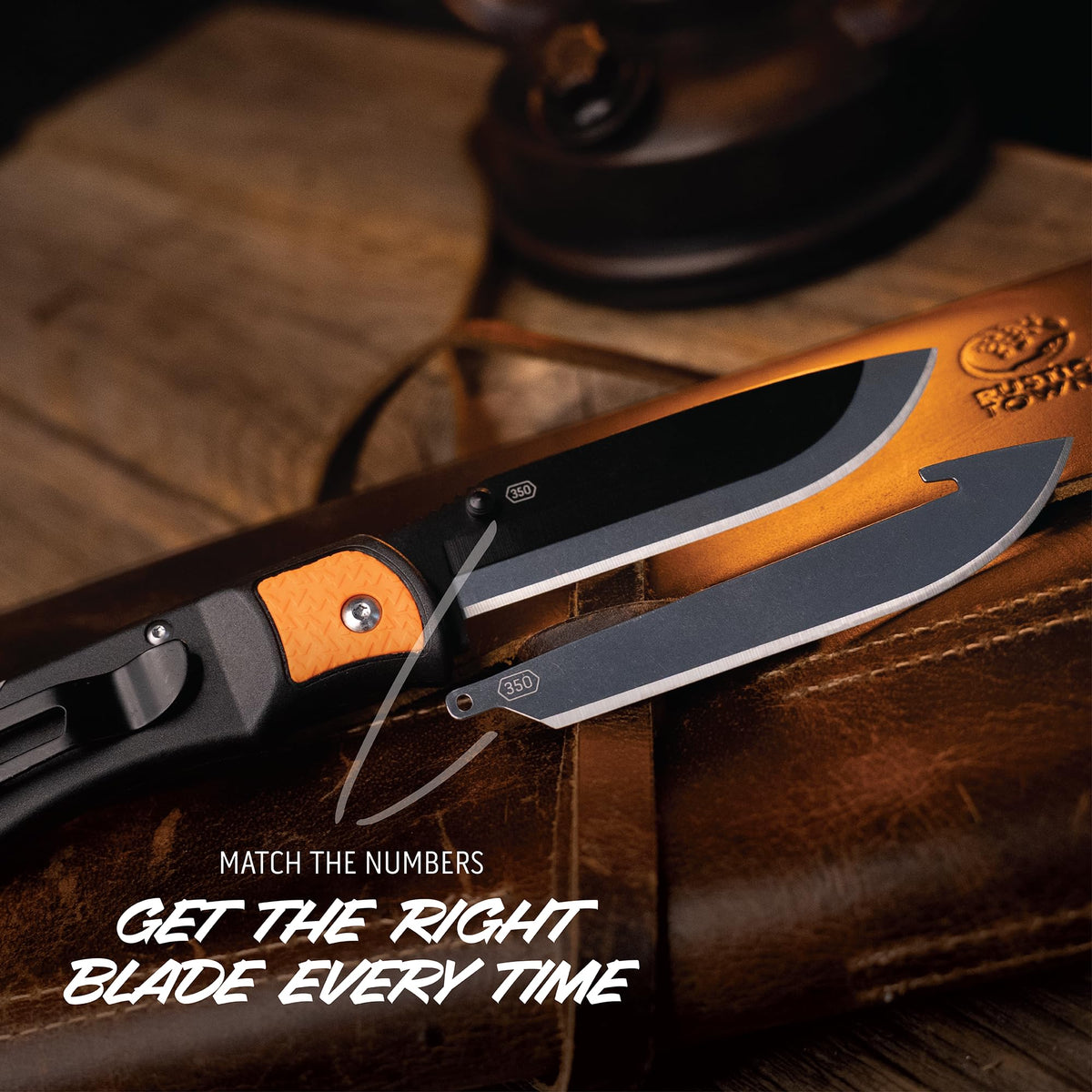 OUTDOOR EDGE 3.5" RazorLite EDC Pocket Knife (Obsidian Black), with Replaceable Blades and Clip, Perfect Carry Knive for Camping, Hunting and Survival, Includes 12 Black Steel Drop Point Blades