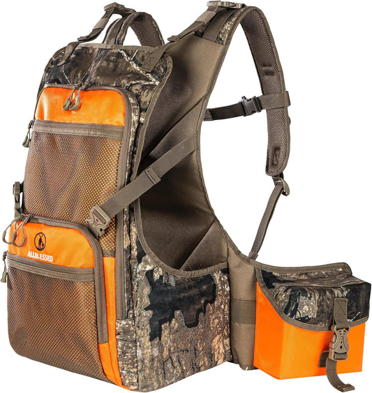 Upland Bird Hunting Vest- Orange Camo Game Vest tactical vest