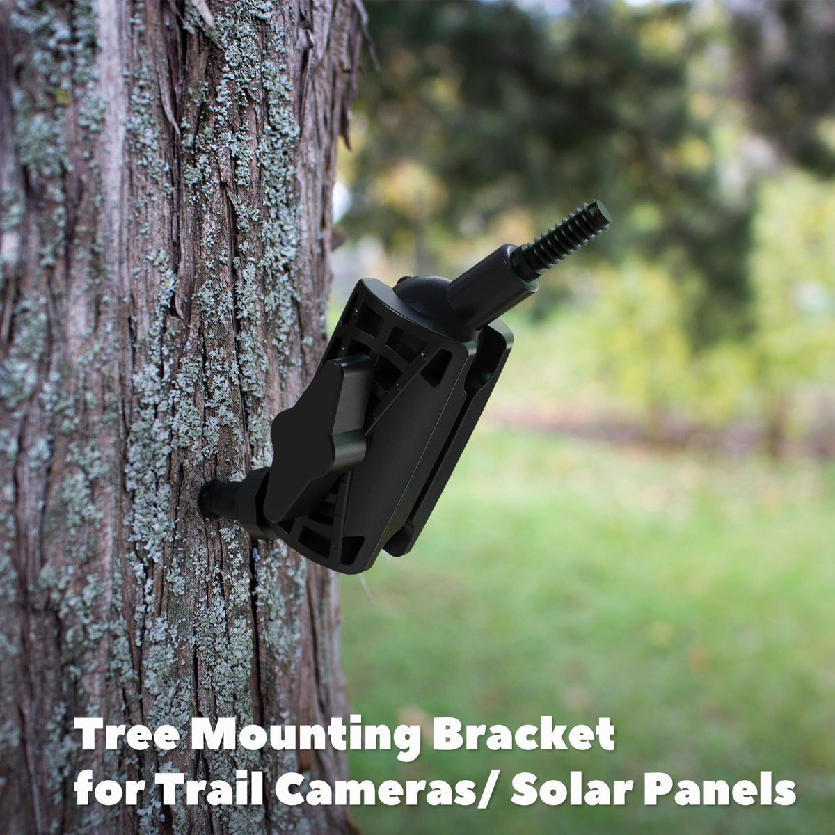 Adjustable Trail Camera Tree Mount: Game & Hunting Camera Outdoor Mounting Bracket Holder with Double 360° Swivel Tilt Ball Joints, 4 Pack