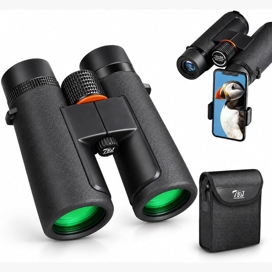 TRV 10X42 Birdwatching Binoculars for Adults High Powered Waterproof