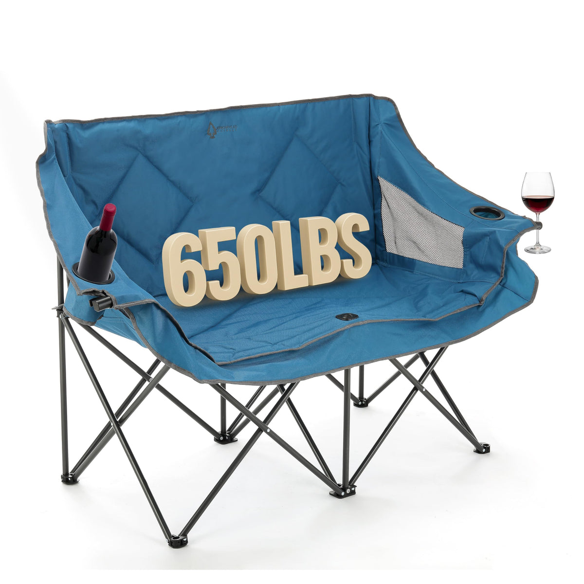 ARROWHEAD OUTDOOR Portable Folding Double Duo Camping Chair Loveseat