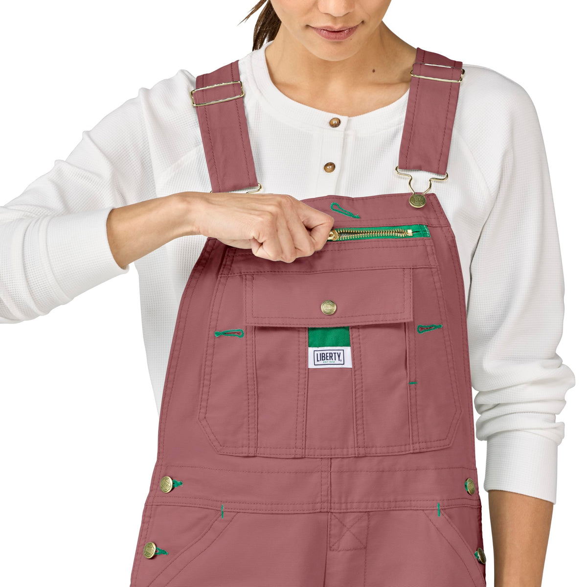Liberty Women's Washed Duck Bib Overalls