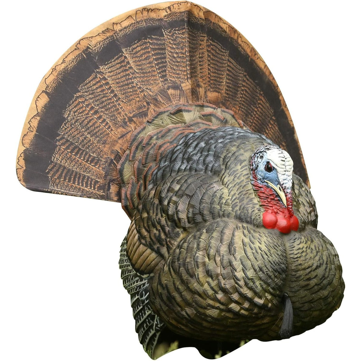 Avian-X LCD Strutter Durable Realistic Lifelike Collapsible Standing Hunting Folding Turkey Decoy with Carry Bag & Stake, AVX8004