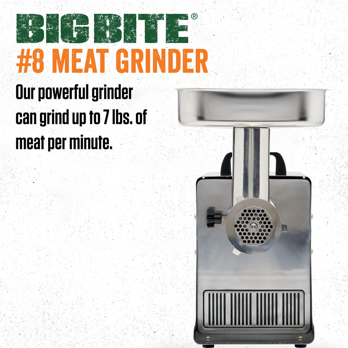 LEM Products BigBite #8 Meat Grinder, Electric Meat Grinder