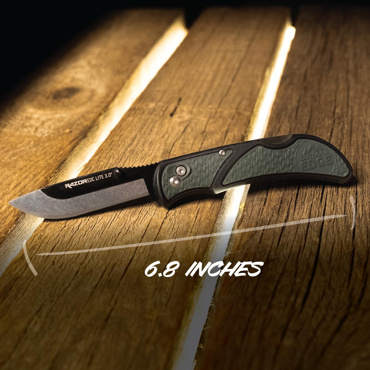 OUTDOOR EDGE 3.0" RazorLite EDC Knife, Blaze Orange