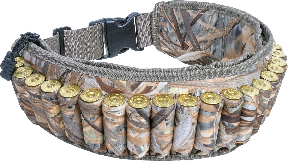 Shell Belt - Adjustable Belt, Zipper Storage Pocket, Camo