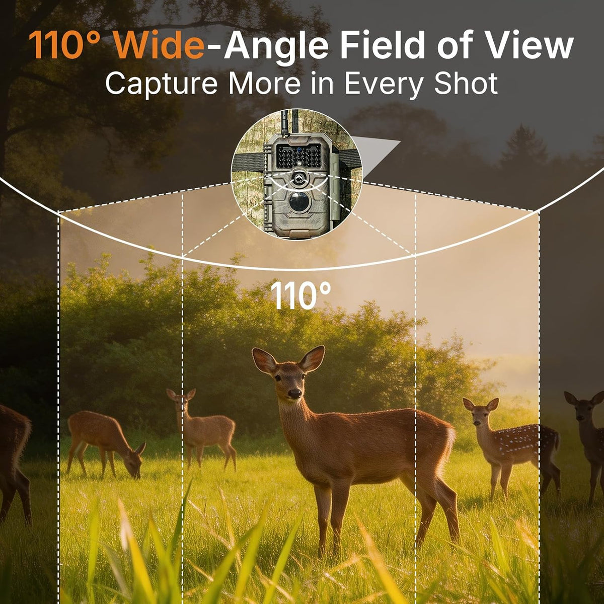 GardePro E6 WiFi Trail Camera, Stable WiFi with External Antenna