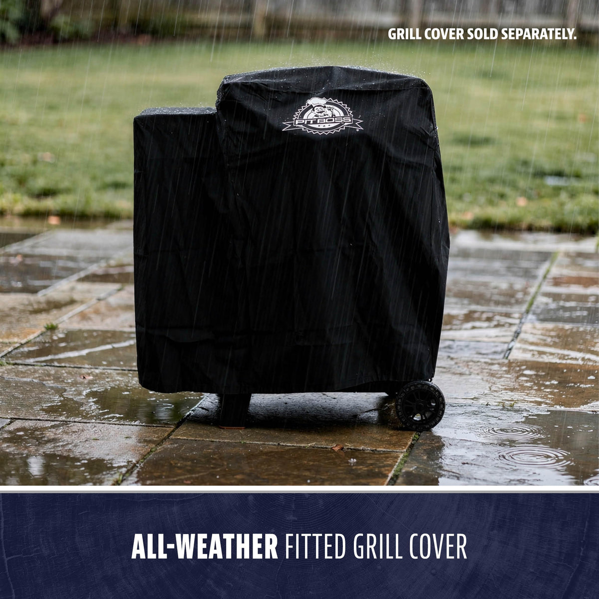 Pit Boss 500 FB2 Series Wood Pellet Grill & Smoker with Flame Broiler and LCD Digital Controller, 518-Sq. In. Cooking Space, 180°F to 500°F Temperature Range, Meat Probe, 5 lb. Pellet Hopper, Black
