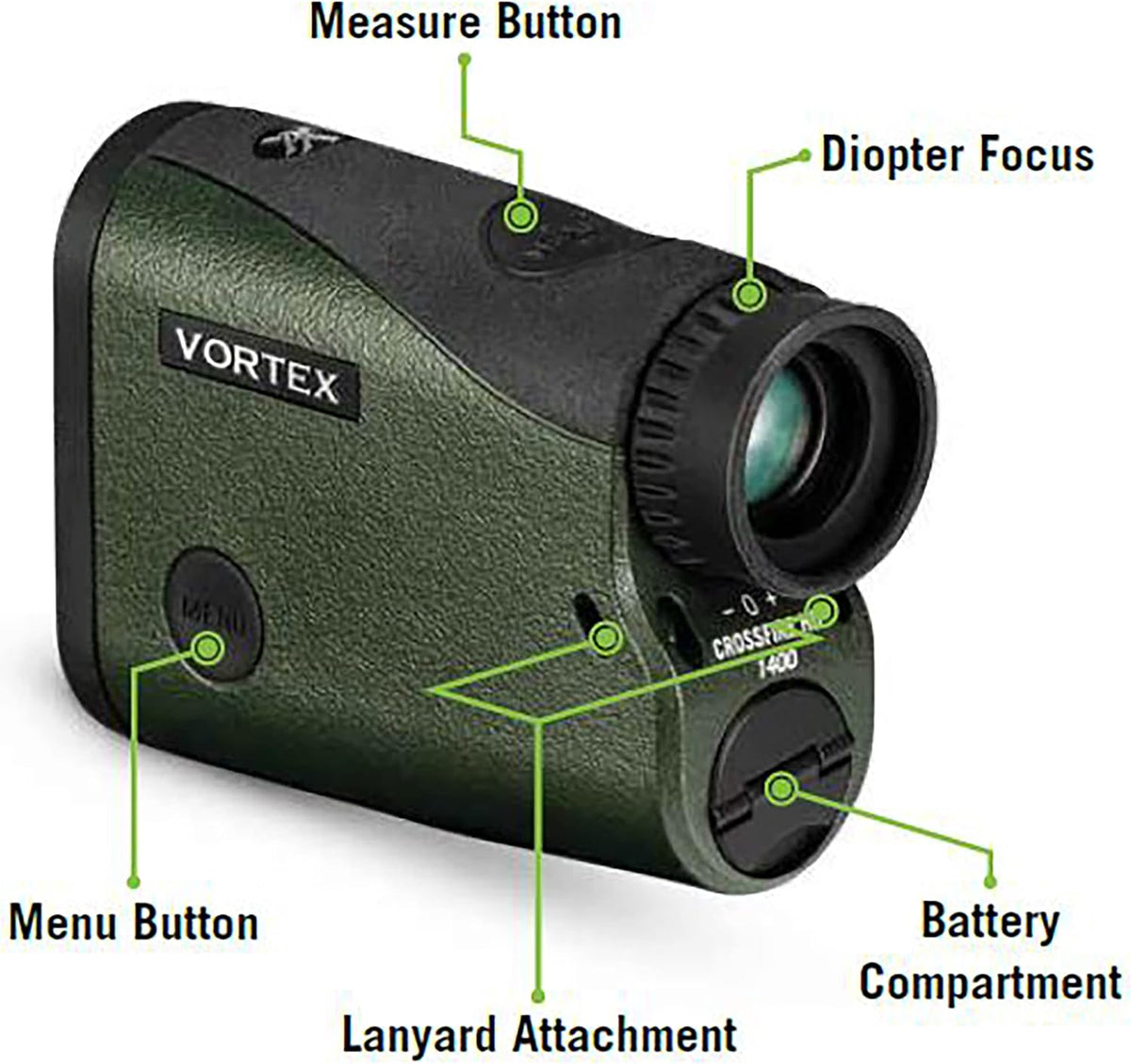 Vortex Crossfire HD 1400 Laser Rangefinder