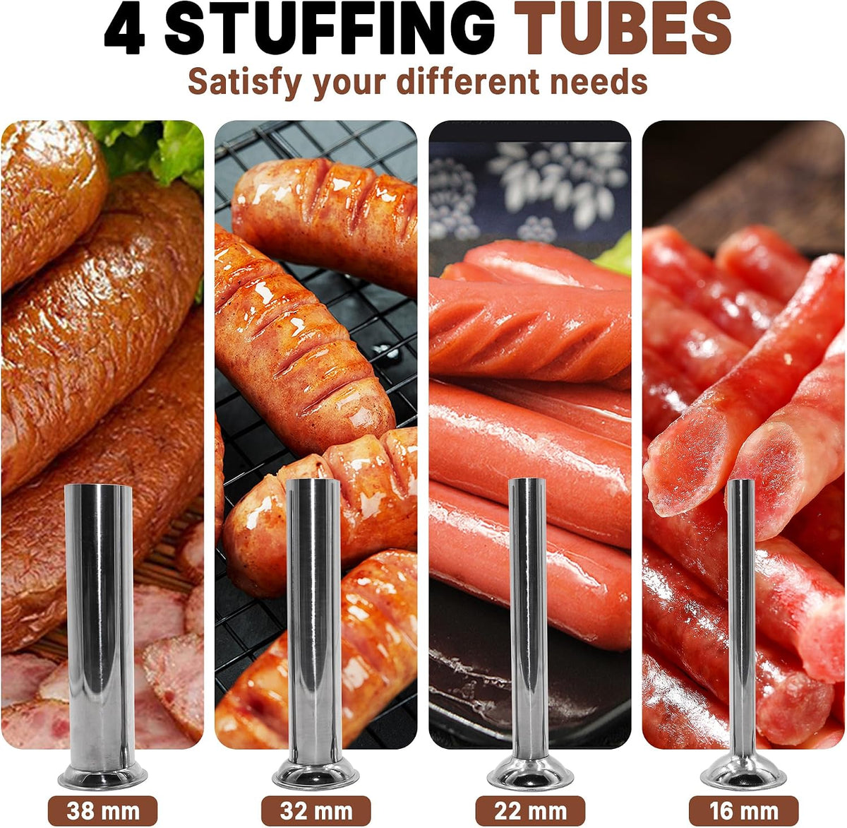 Hakka 7Lb/3L Sausage Stuffers and Vertical Sausage Makers