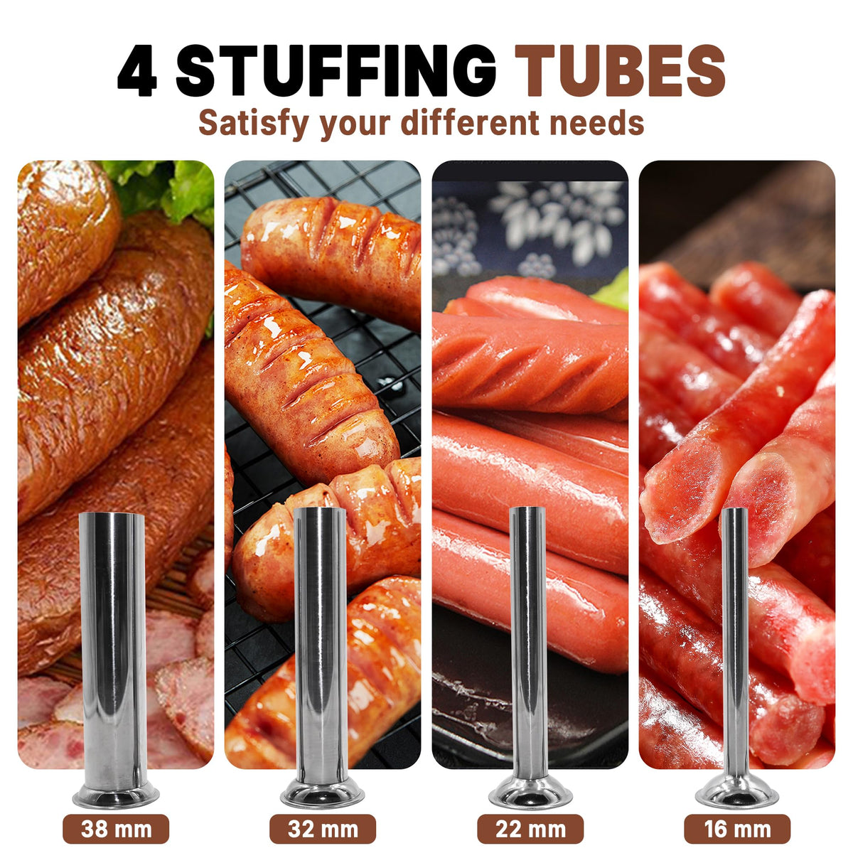 Hakka 7Lb/3L Sausage Stuffers and Vertical Sausage Makers