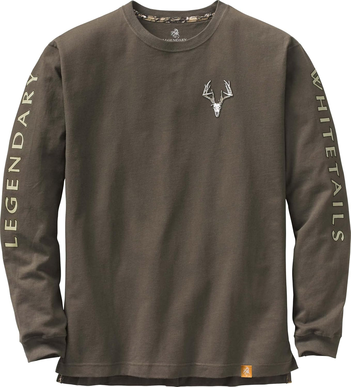 Legendary Whitetails Mens Long Sleeve T-Shirt 100% Cotton Preshrunk Tee