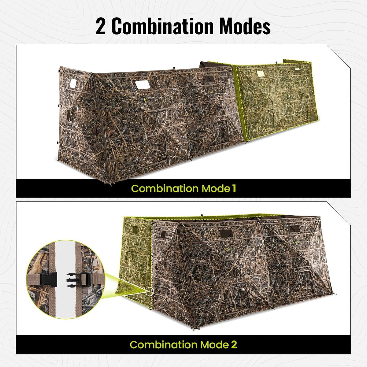 TIDEWE Duck Hunting Blind, Portable Duck Panel Blind, Next Evos Camo