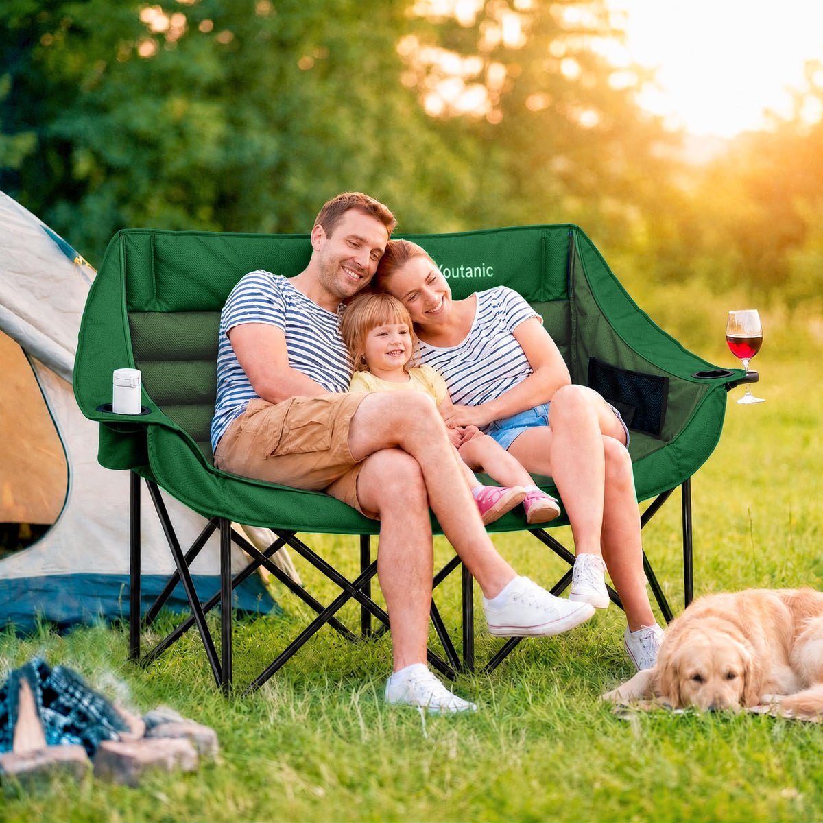 Youtanic Oversized Camping Chair, Portable Folding Camping Chairs
