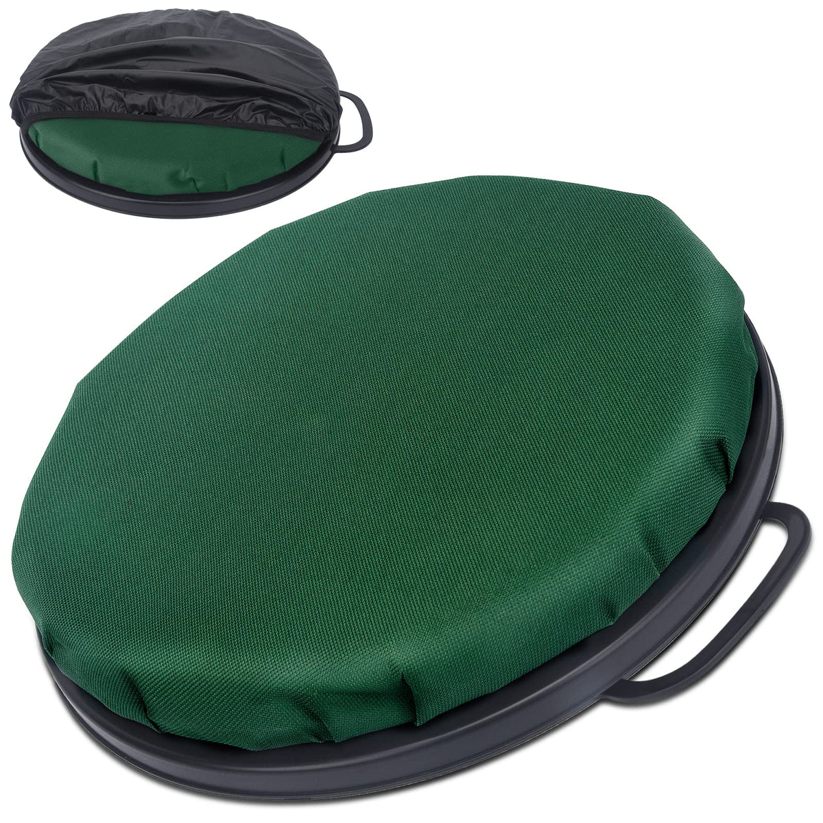 WarBull 5 Gallon Bucket Seat, 360-Degree Swivel Seat Foam Cushion Bucket Seat Lid with Waterproof Cover for Dove Duck Hunting, Fishing, Baseball, Gardening and Camping