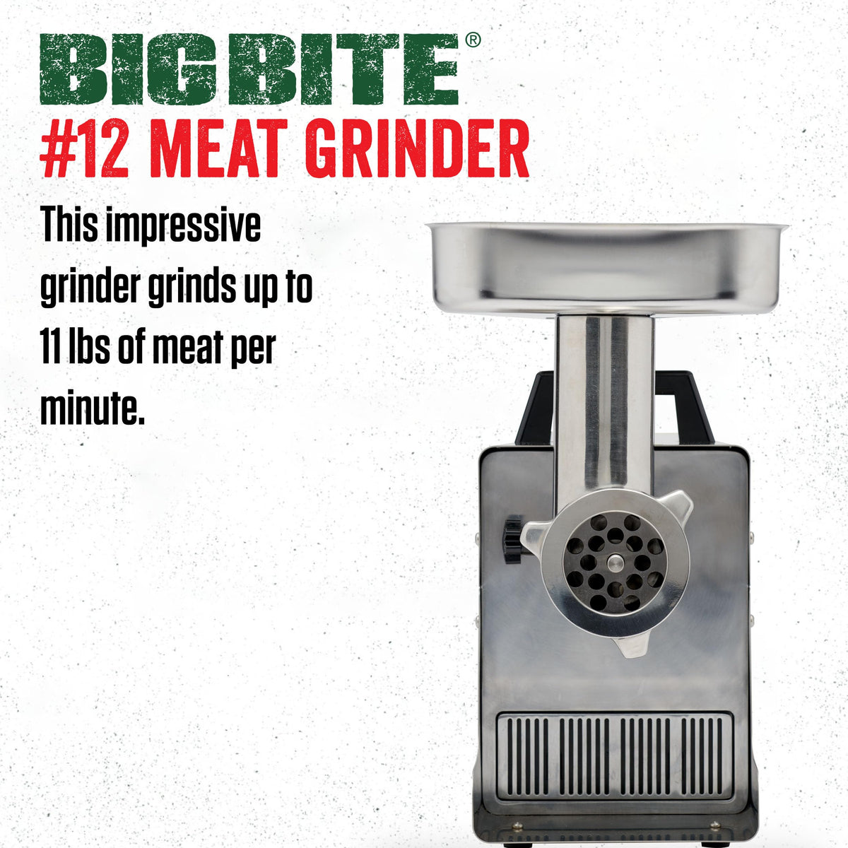 LEM Products BigBite #8 Meat Grinder, Electric Meat Grinder