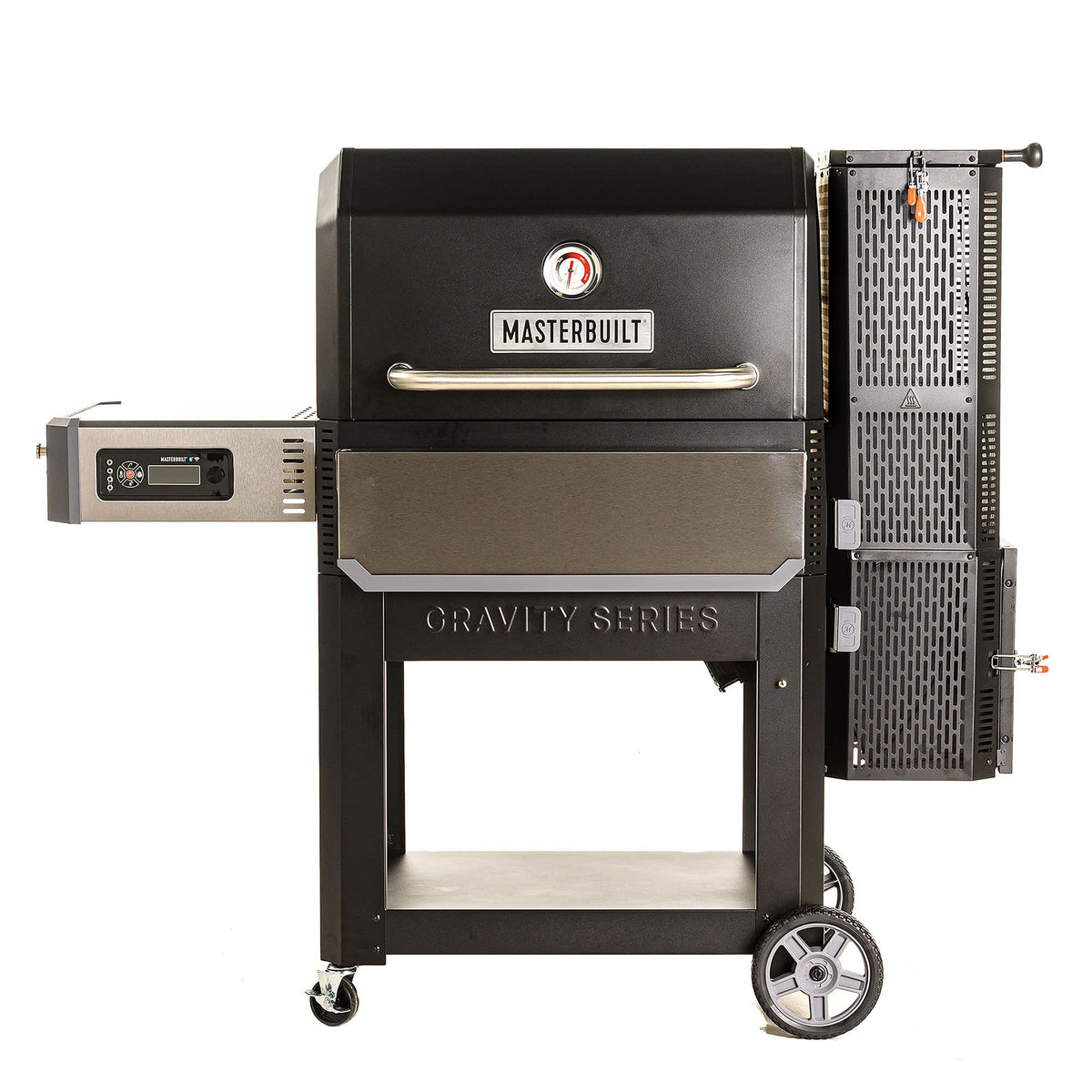 Masterbuilt Gravity Series 1150 Digital Charcoal Grill and Smoker, 1,150 Sq. In. Cooking Area, WiFi App Control, GravityFed Hopper, DigitalFan Temperature Control, 225°F to 700°F Cooking Range
