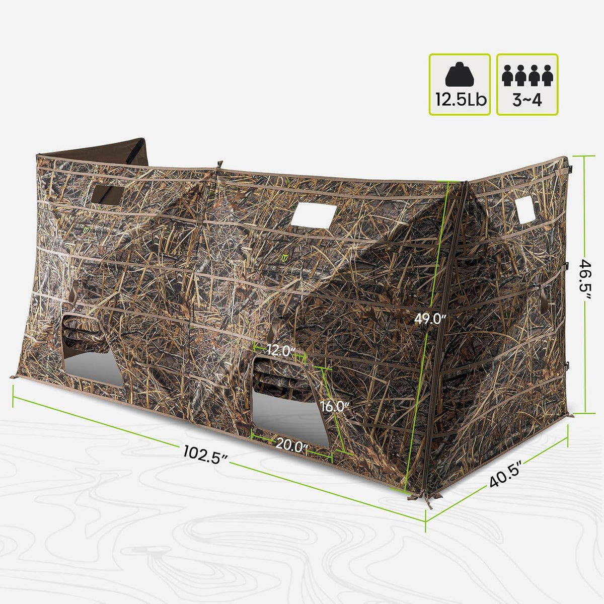 TIDEWE Duck Hunting Blind, Portable Duck Panel Blind, Next Evos Camo