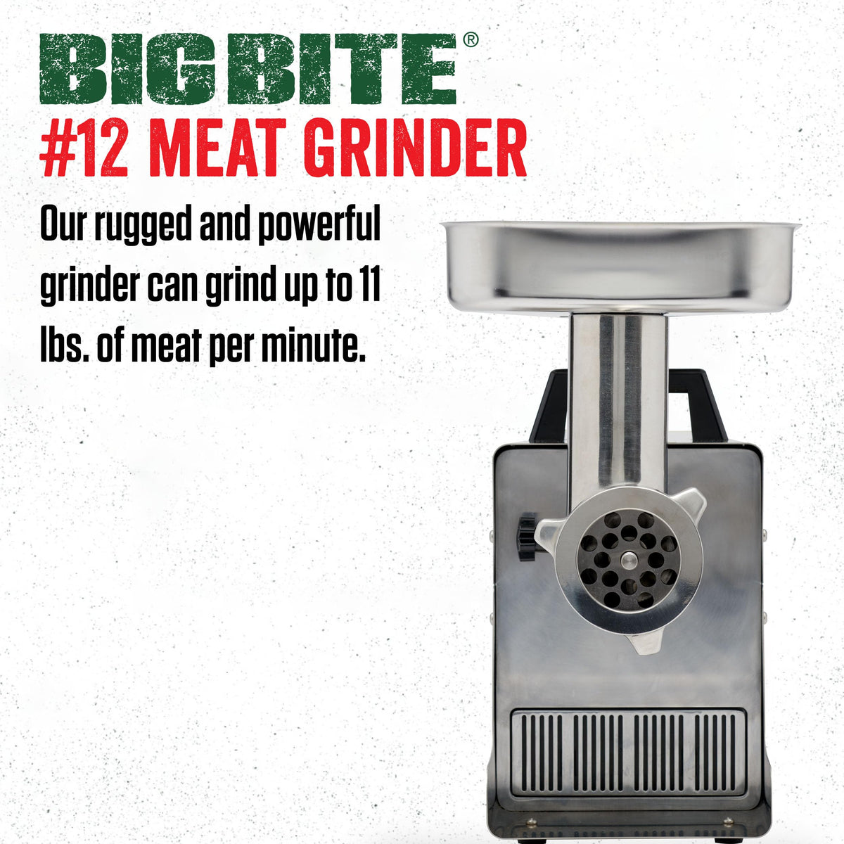 LEM Products BigBite #8 Meat Grinder, Electric Meat Grinder