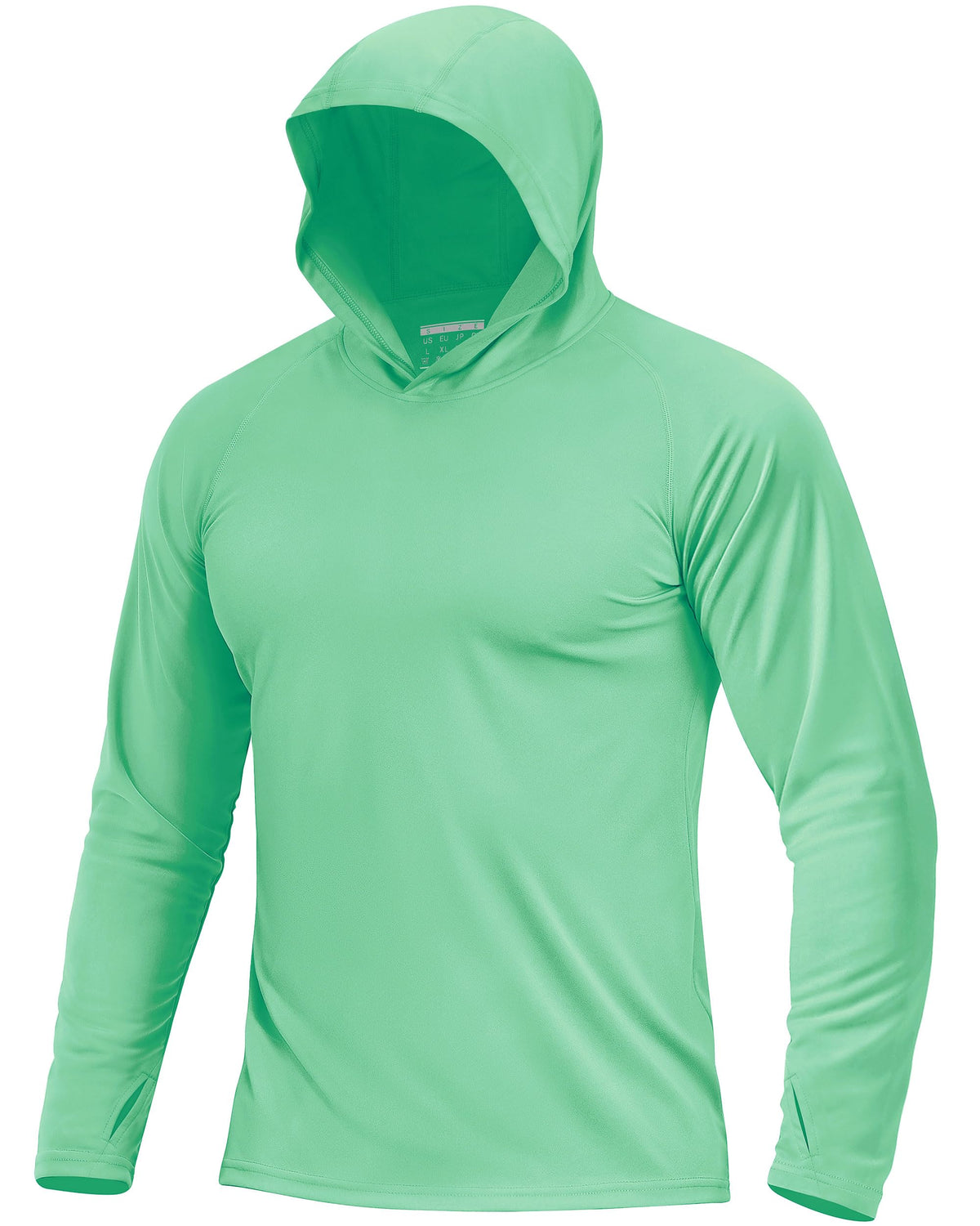 Boladeci Men's UPF 50+ Sun Protection Lightweight Hoodie Shirts Long Sleeve Fishing Shirt SPF UV Hiking Swim