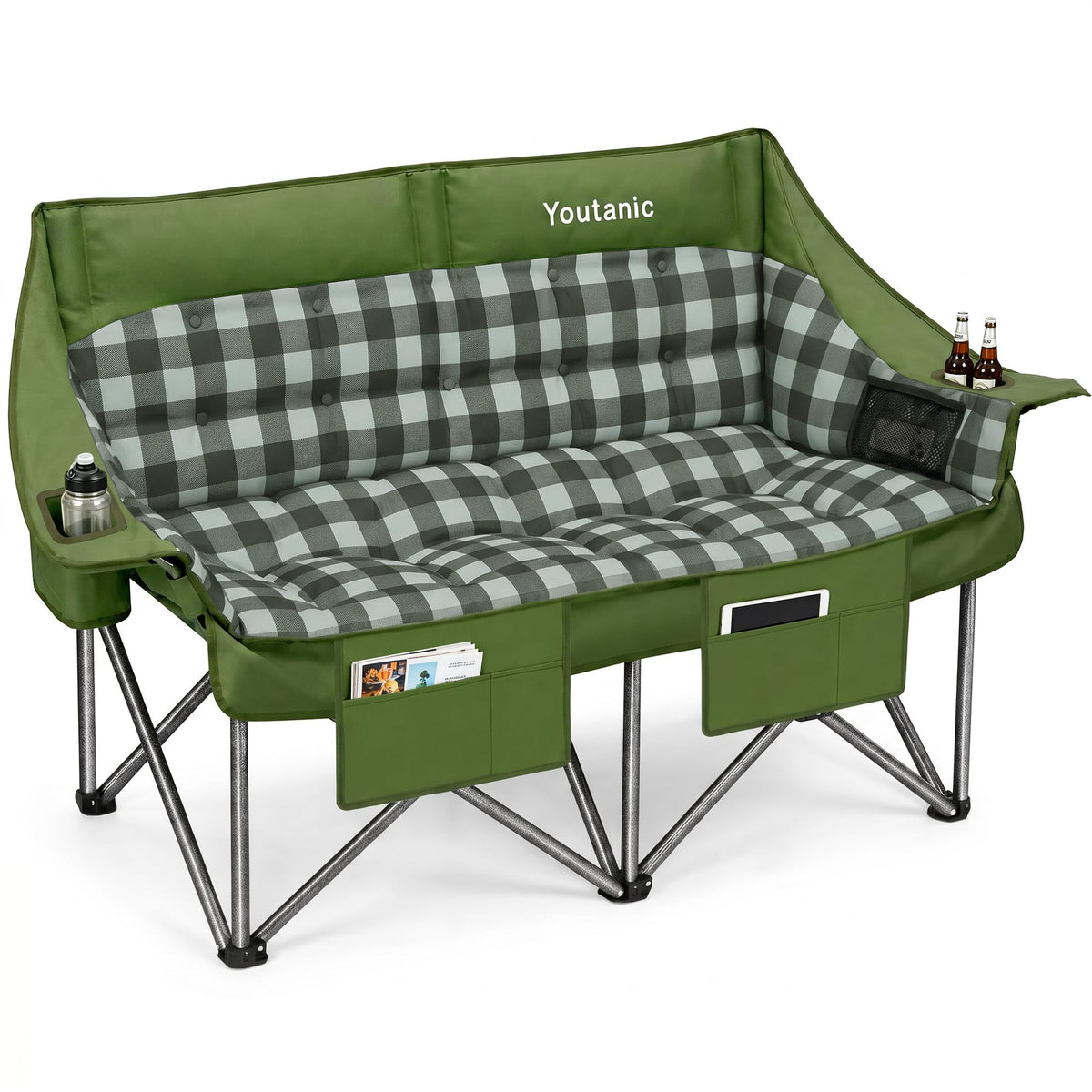 Youtanic Oversized Camping Chair, Portable Folding Camping Chairs
