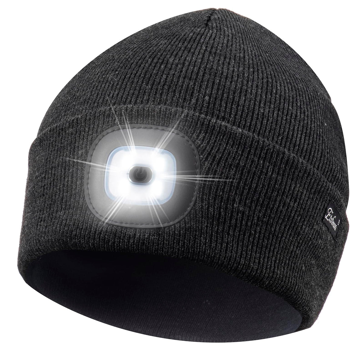 Etsfmoa Unisex Beanie with The Light, Gifts for Men Dad Father Winter Caps