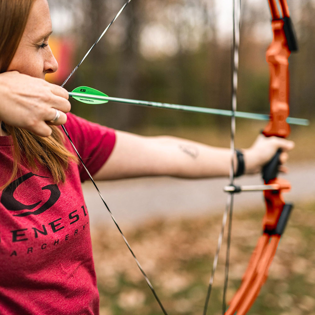 Genesis Archery Original Lightweight Compound Bow with Adjustable Aluminum Riser, 15"-30" Draw Length, 10-20 lb Draw Weight, for Kids and Adults, All Skill Levels