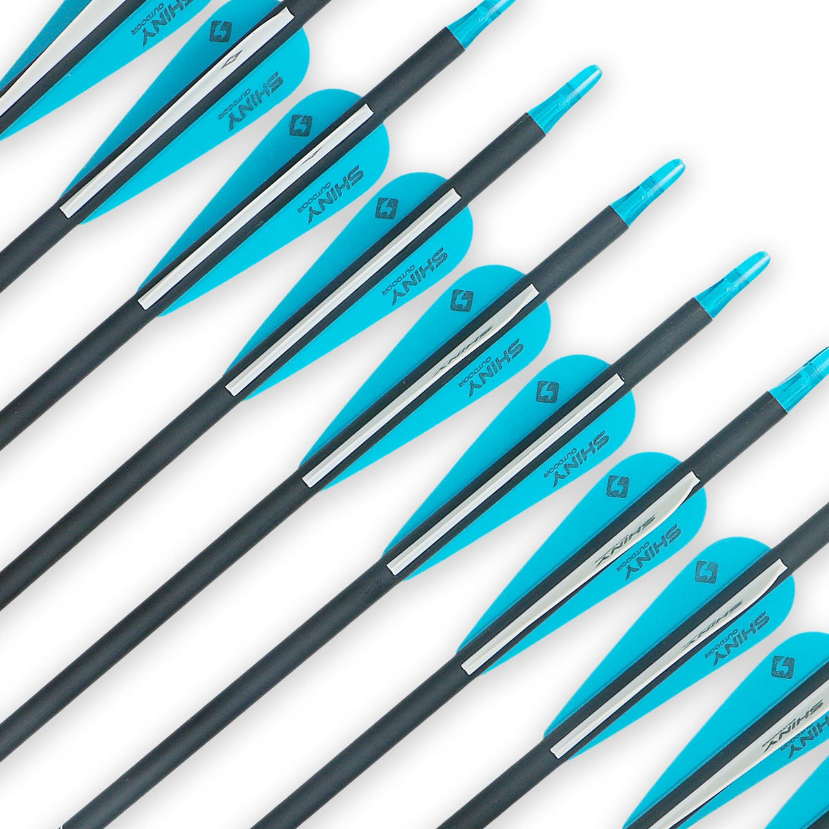 30" Carbon Arrows for Compound Recurve Bow Hunting Target