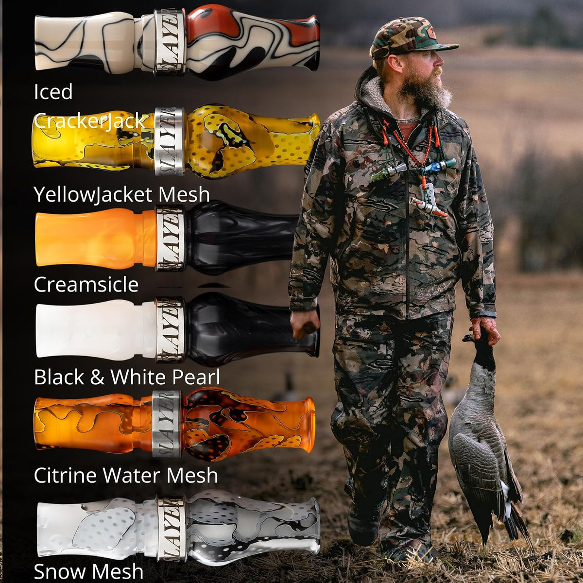 Slayer Honker Slayer Acrylic Short Reed Goose Call