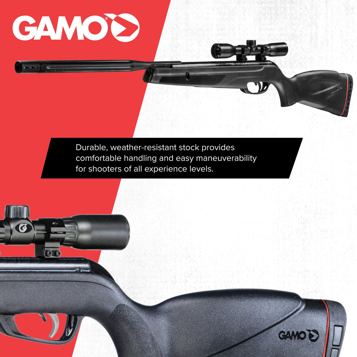 Gamo Wildcat Whisper Break Barrel Air Rifle- IGT Gas Piston