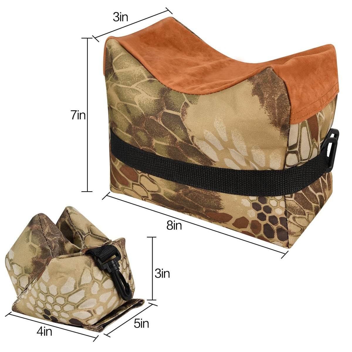 Rest Bags, Unfilled Rest Front & Rear Support Sandbag Stand Holders (Bags Come unfilled)