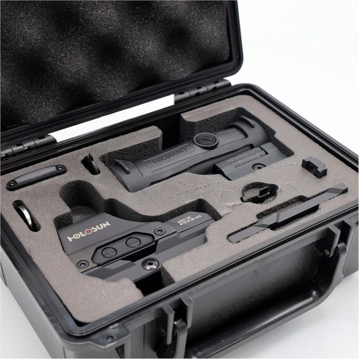 HOLOSUN 510C & HM3X Combo RED/Green Multi-Reticle Circle Dot Open Reflex Sight w/3x Flip-to-Side Magnifier 510C-HM3X