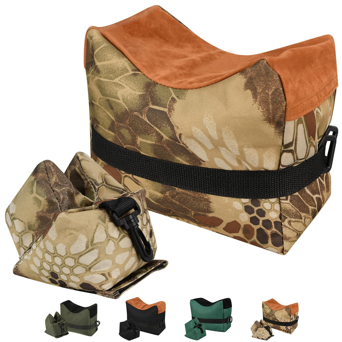Rest Bags, Unfilled Rest Front & Rear Support Sandbag Stand Holders (Bags Come unfilled)
