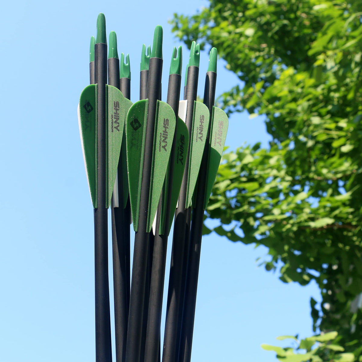 30" Carbon Arrows for Compound Recurve Bow Hunting Target