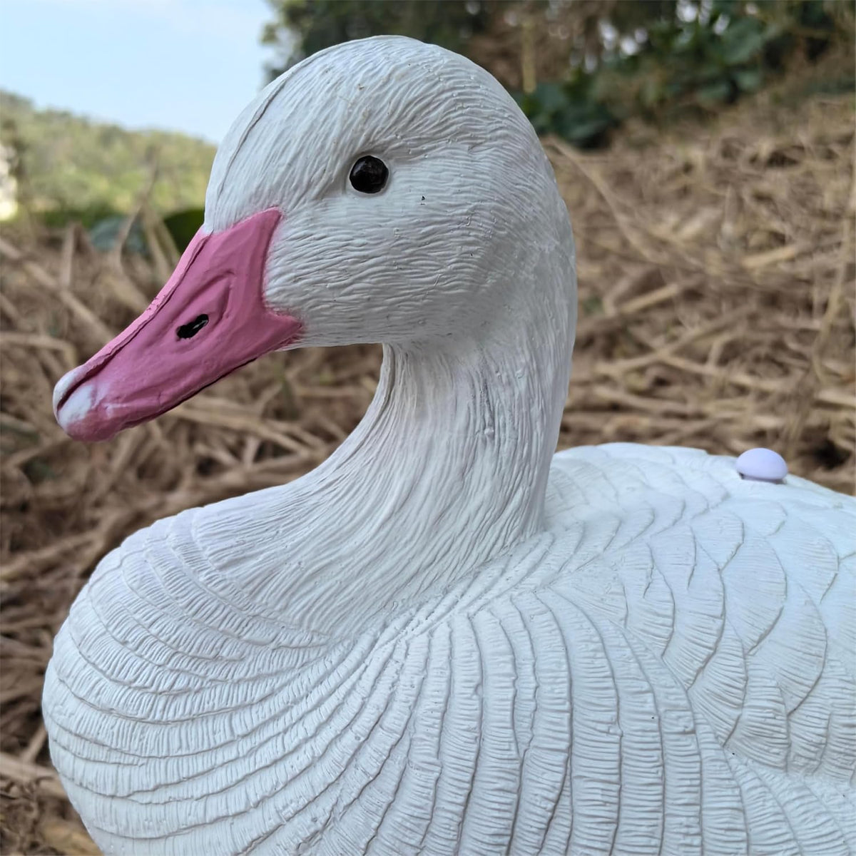 Heerweiyi Goose Decoys Pack of 6, Popular New Material EVA Collapsible Plastic Goose Hunting Decoys, Goose Decoys, Easy to Carry and Use, Cost Effective