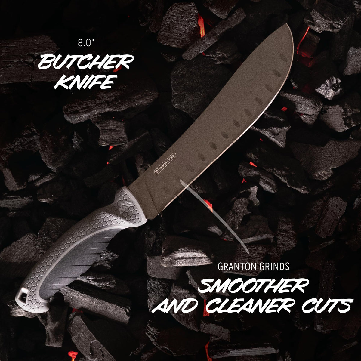 OUTDOOR EDGE ErgoMax 6-Piece Professional Game Processing Knife Set - Caping & Boning Knives, Skinning Knife, Butcher, Elite Big Game, Elk & Deer Hunting Gear, Perfect Field Dressing Knife Set